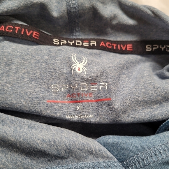 Spyder Blue Camo Hoodie - Picture 2 of 5